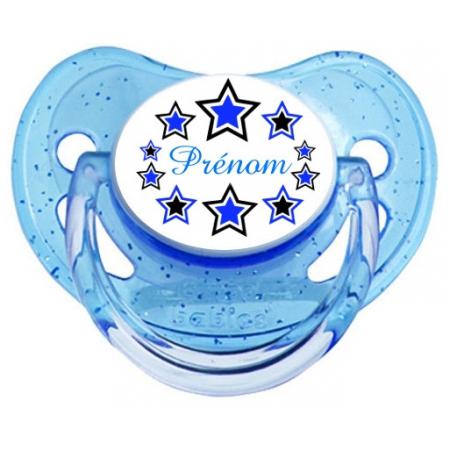 Sucette personnalisée "Prénom Etoile modèle garçon"