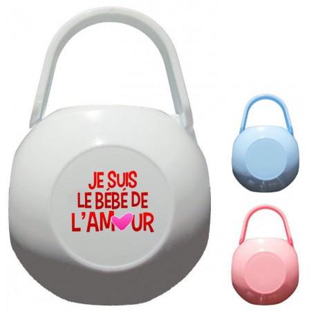 Boîte à Sucette personnalisée je suis le bébé de l'amour