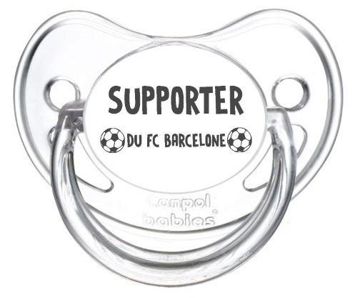 Sucette foot Supporter FC Barcelone