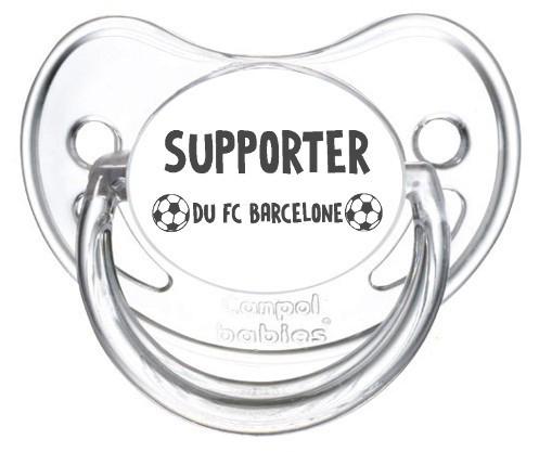 Sucette foot Supporter FC Barcelone