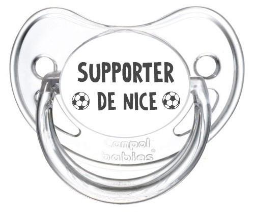 Sucette foot Supporter Nice