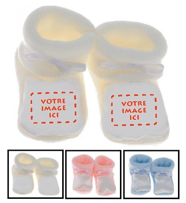 Chaussons bébé personnalisé image-photo