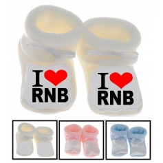 Chaussons bébé I love RNB