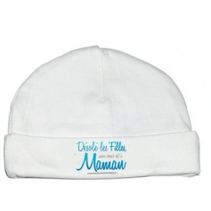 Bonnet bébé Désolé les filles, mon coeur est à maman