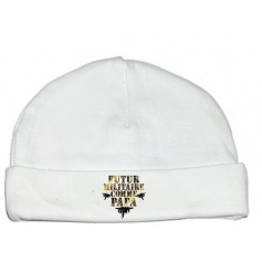 Bonnet bébé Futur militaire comme papa