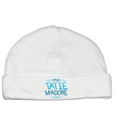 Bonnet bébé Ma tatie m'adore