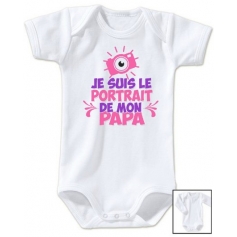 Body bébé Je suis le portrait de papa