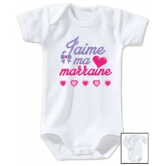 Body bébé J'aime ma marraine?