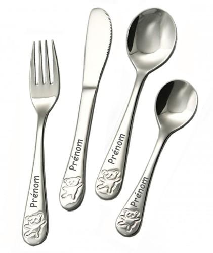 Couverts oursons personnalisés