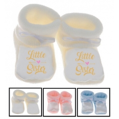 Chaussons bébé Little sister