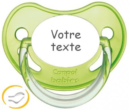 Sucette personnalisée verte Chupa