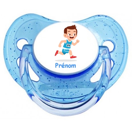 Sucette personnalisée Sucette personnalisée Course garcon prenom