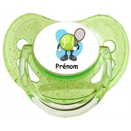Sucette personnalisée tennis
