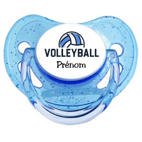 Sucette personnalisée Volley prénom