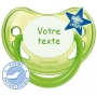 Sucette personnalisée fluo verte