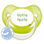 Sucette totosse personnalisée Penguins vert