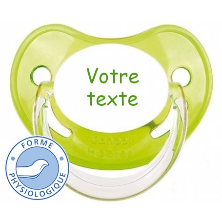 Sucette totosse personnalisée Penguins vert