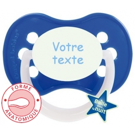 Sucette personnalisée owls marine