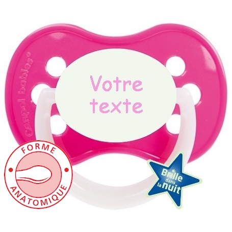 Sucette personnalisée owls rose