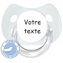 Sucette personnalisée MODE blanche physiologique