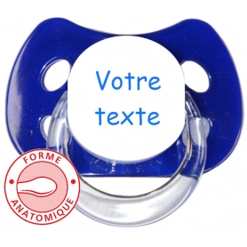 Sucette personnalisée MODE marine anatomique
