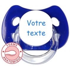 Sucette personnalisée MODE marine anatomique