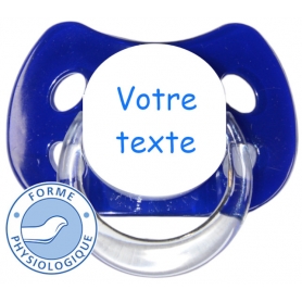 Sucette personnalisée MODE marine physiologique