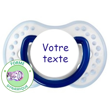Sucette personnalisée matelot bleu et blanc