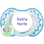 Sucette personnalisée Hot and Cold cyan