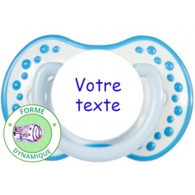 Sucette personnalisée Hot and Cold cyan