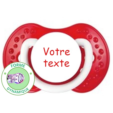 Sucette personnalisée matelot rouge