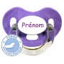 Sucette personnalisée charme violet