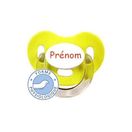 Sucette personnalisée charme vert