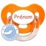 Sucette personnalisée charme orange