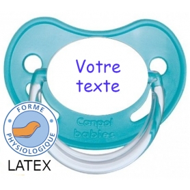 Sucette personnalisée chupa bleu LATEX