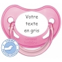 Sucette personnalisée chupa rose