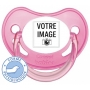Sucette personnalisée chupa rose