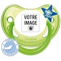 Sucette personnalisée fluo verte