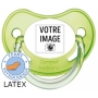 Sucette personnalisée chupa verte LATEX