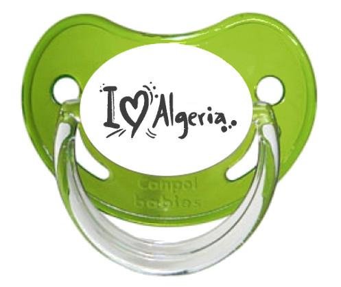 Sucette bébé "J'aime Algerie"